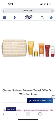 Clarins summer gift set - summer,