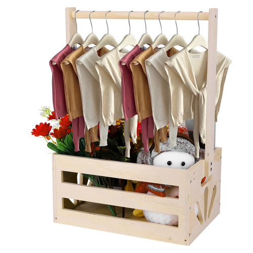 Wooden baby shower crate - wooden,