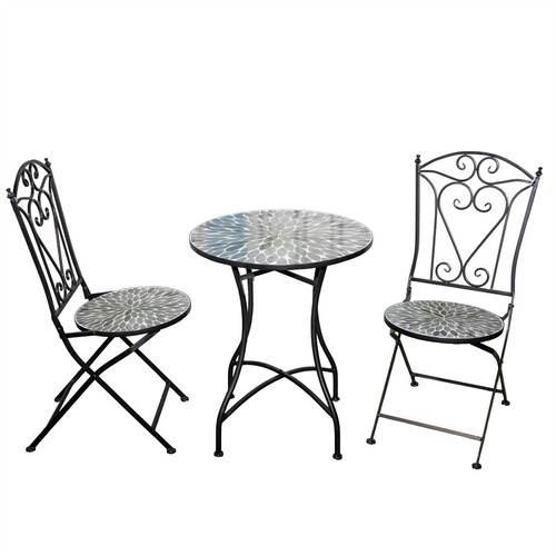 3pcs mosaic bistro set - mosaic,