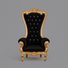 Petoria Throne Chair   -  Gold