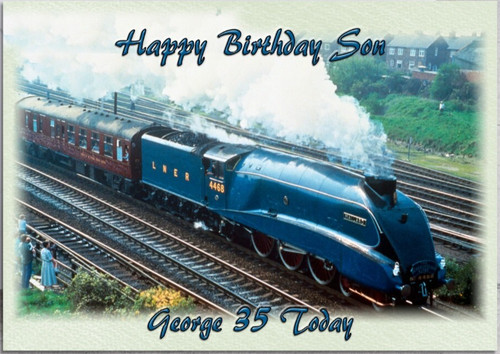Personalised birthday card