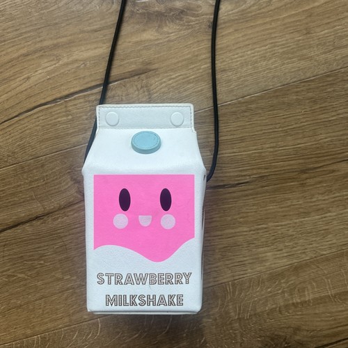 Strawberry milkshake bag purse - strawberry,