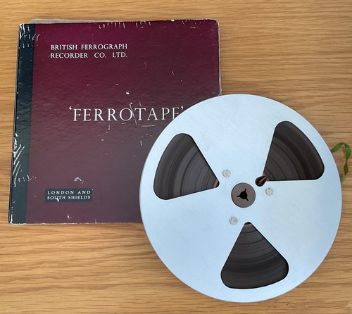 Ferrograph metal reel - 8”,