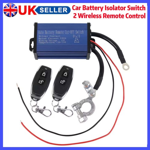 Car battery disconnect - battery, cut