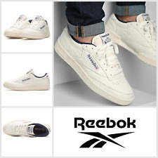 Reebok Mens Ladies Trainers Old Skool Club C 85 Vintage UK 6.5 Cushioned Leather