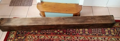 Vintage rare brass bound - 6', 8"