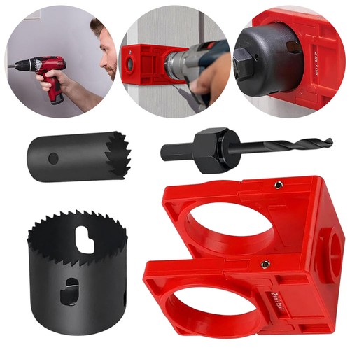 Door lock installation kit - door,