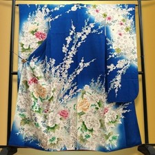 Japanese Furisode Kimono Silk