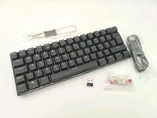 ROYAL KLUDGE RK61 Wireless Mechanical Keyboard 2.4Ghz/BT5.0/USB-C Black-Red RGB