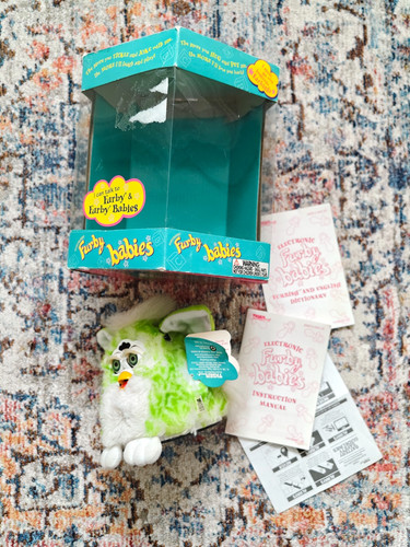 Tiger furby babies 1999 lime - tiger,