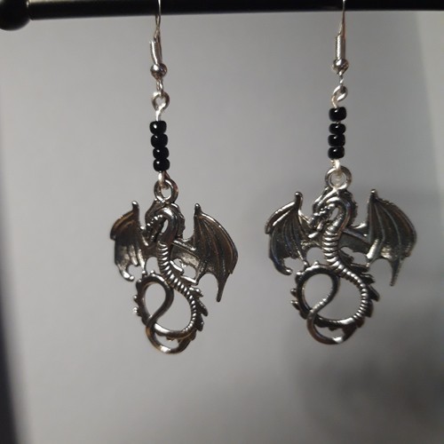 Hand made silver dragon - hand,