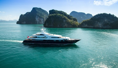 Large yacht poster brand - a3,