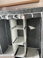 Heavy Duty Canvas Fabric Wardrobe