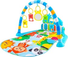 GYM PLAY MAT BABY NEWBORN KID 3 IN1 FITNESS MUSIC LAY FUN PIANO MUSIC KID GIFT
