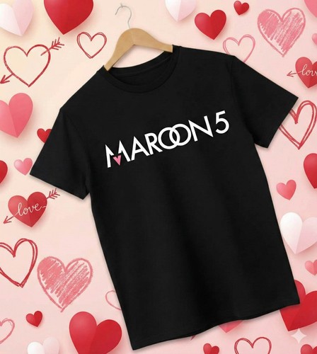 Maroon shirt black tee - 5,