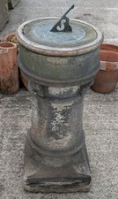 RARE Antique Georgian Chimney Pot Sundial Reclaimed Garden Decor Stunning 