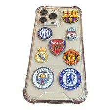 Football Teams Metal Badge Stickers