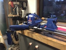 Record Power Wood turning Lathe And Tools