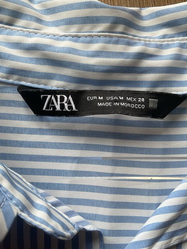 Zara blue and white striped - zara,