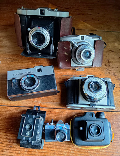 Vintage mixed camera - camera, job