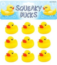 9 Rubber Ducks - 5cm - Bath