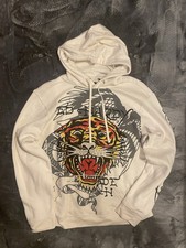 Vintage Ed Hardy White Graphic