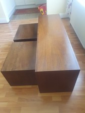 Next Dacota Mango Wood Set Of Long John  Tables