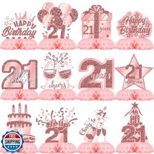 Pink 21st Birthday Table