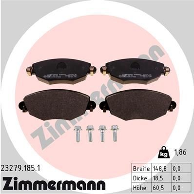 23279 185 brake - pad, set