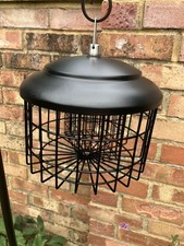 Bird Feeder Anti Squirrel Fat Ball Suet Cake Heavy Duty in Black