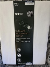 M&S ANTI ALLERGY WHITE COTTON