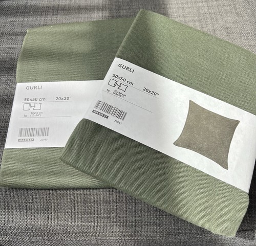 Ikea green cushions - green,