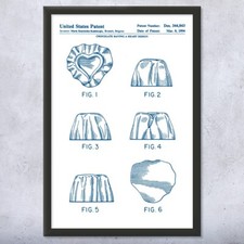 Chocolate Heart Patent Wall