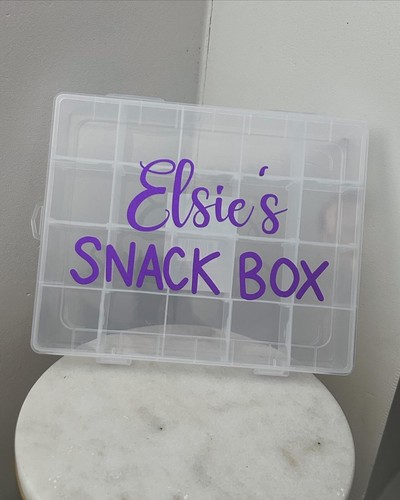 Personalised travel snack - personalised, or