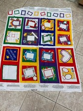 MAKE Bright Colors Scrapbook Memories Soft Book Cut Sew Panel Fabric Multiples