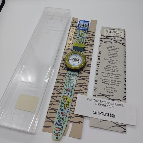 Used swatch scuba 200 rubber - scuba,