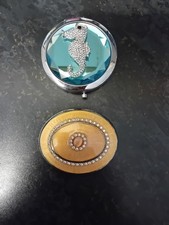 2 x Compact Mirror Handbag Folding Makeup Travel Cosmetic Vanity Pocket