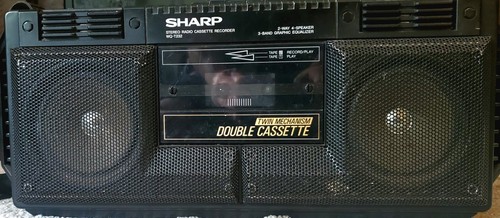 Vintage sharp dual cassette - dual,