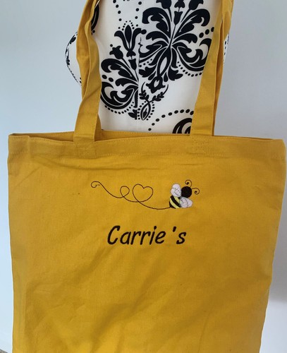 Personalised tote bag bumble - bag,