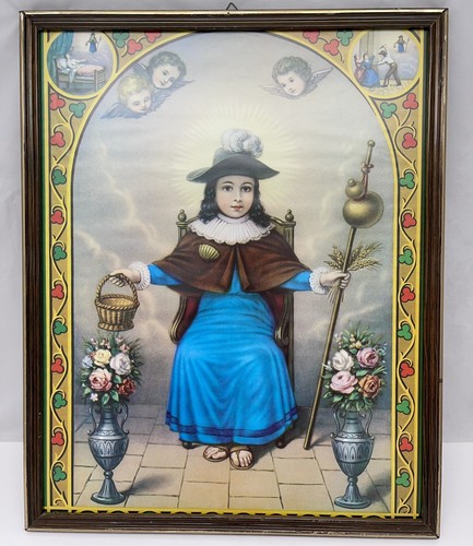 Unusual vintage framed - vintage, print