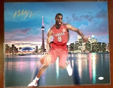 Andrew Wiggins Gold Signed