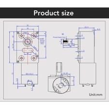 ⁺Worm Gear Motor High