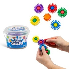 Pop N Spin Gears Tub Colourful