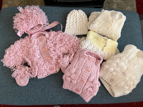 Bundle hand knitted baby - of,