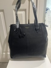 👜RADLEY Black Leather Shoulder Bag New With Tags 