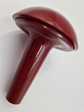 Sewing Darner Bodkin Needle Case Mushroom Red Bakelite Vintage