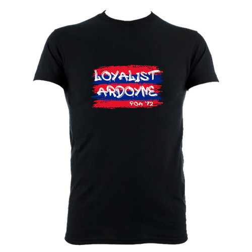 Loyalist ardoyne black tee - ardoyne,