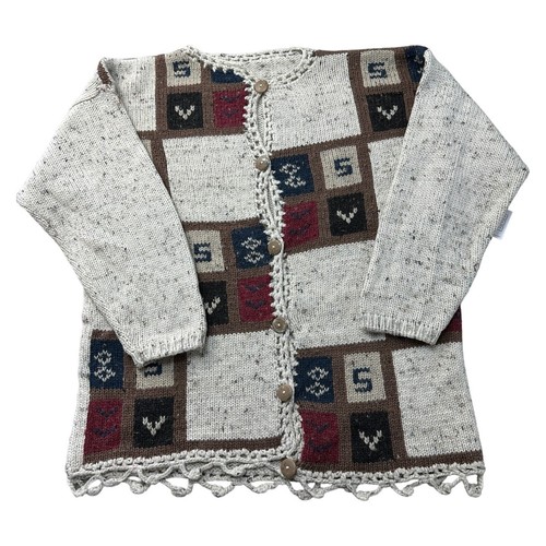 Vintage wool blend knit - wool,