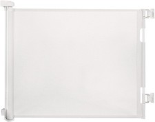 Retractable Pet Gate AUCTION 140cm Wide x 86cm Tall, Extra Tall Mesh 