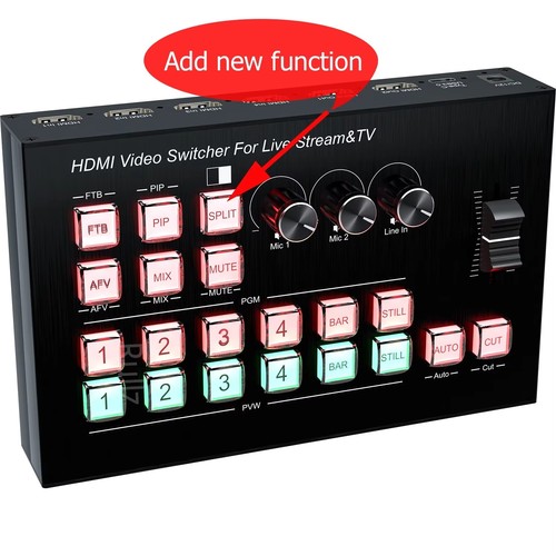 Hdmi video mixer switcher - video, live